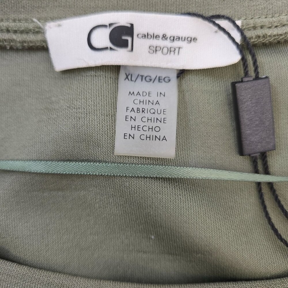 NWOT Cable & Gauge Cap Sleeve Side Tie Activewear Dress Size XL - Picture 3 of 6